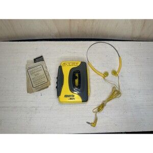 1984 VTG Sports Walkman GPX Am/Fm Cassette Player UNTESTED +Original Headphones
